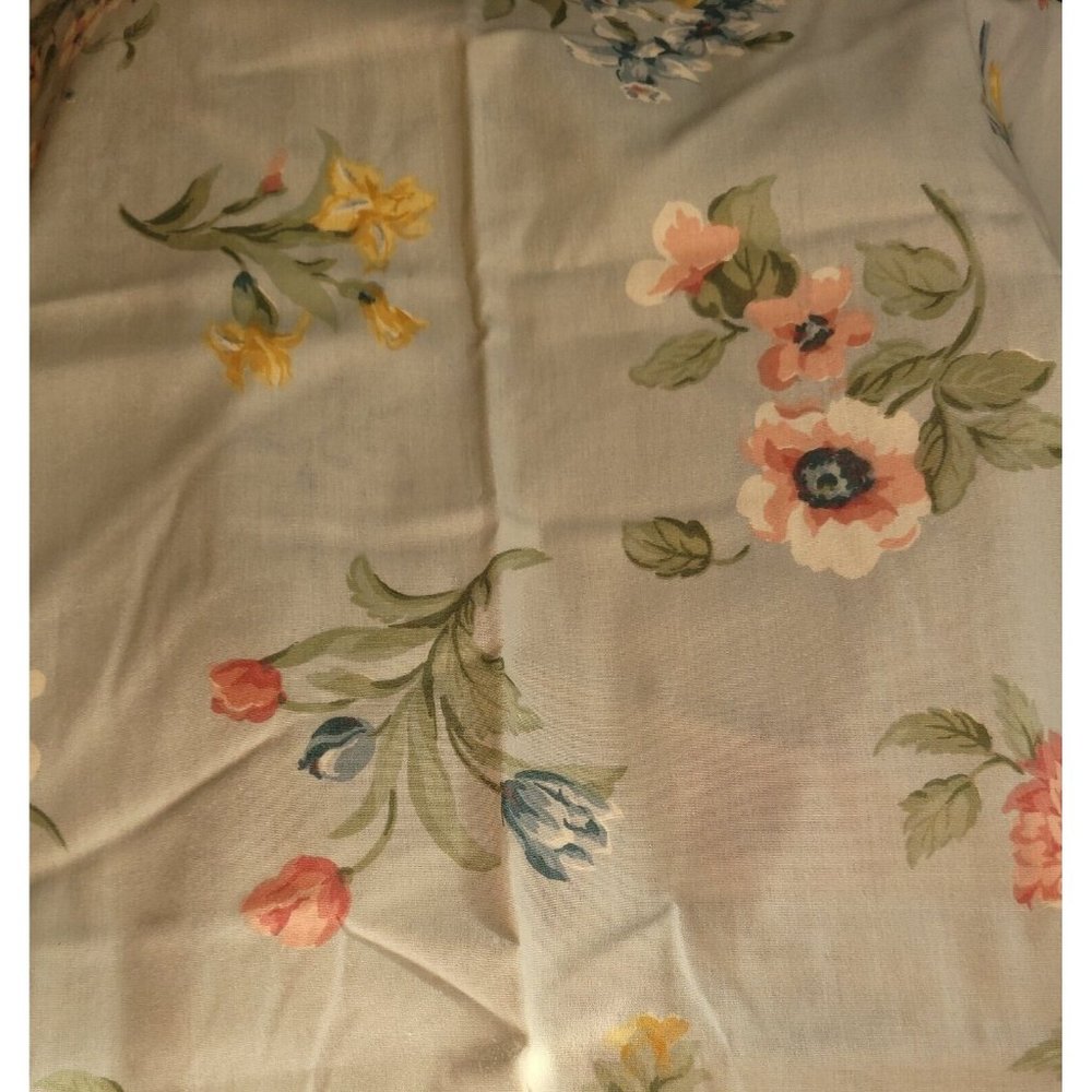 Vintage Floral Cotton Pillowcases Set Of 2 Springs 100% Cotton Standard Size